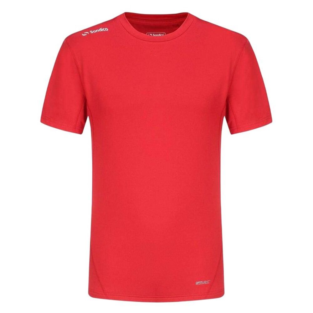 Sondico Mens Core Plain Base Layer Top / Red